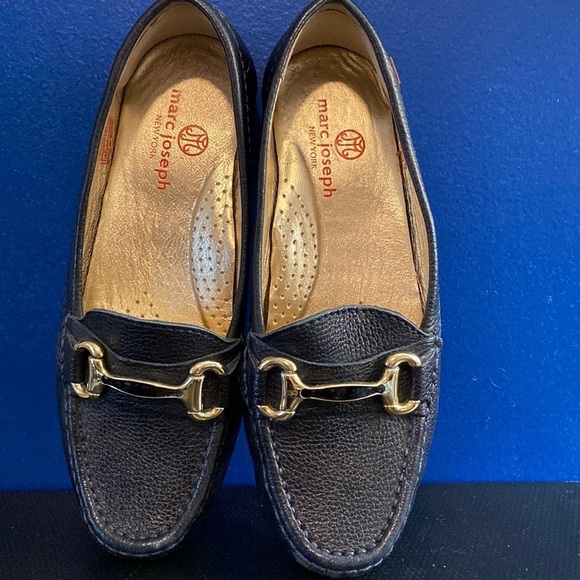 Women’s GRAND ST - BLACK GRAINY Loafers Size 5.5 - Picture 1 of 7